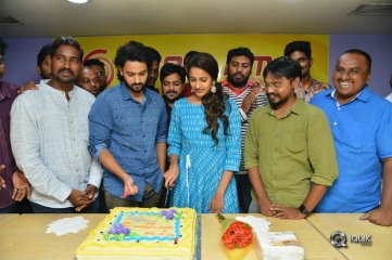 Happy Wedding Movie Team at Sims College Guntur